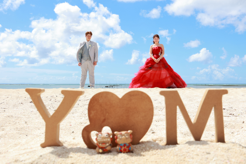 『Y♡M』ふたりで満喫☆彡沖縄*リゾートフォトウエディング(⋈◍＞◡＜◍)。✧♡