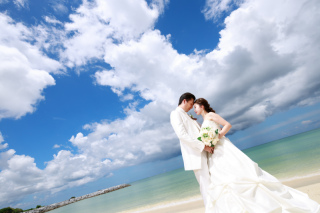 青い空の下で♪