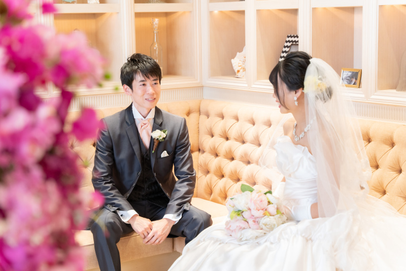 見つめあうお二人