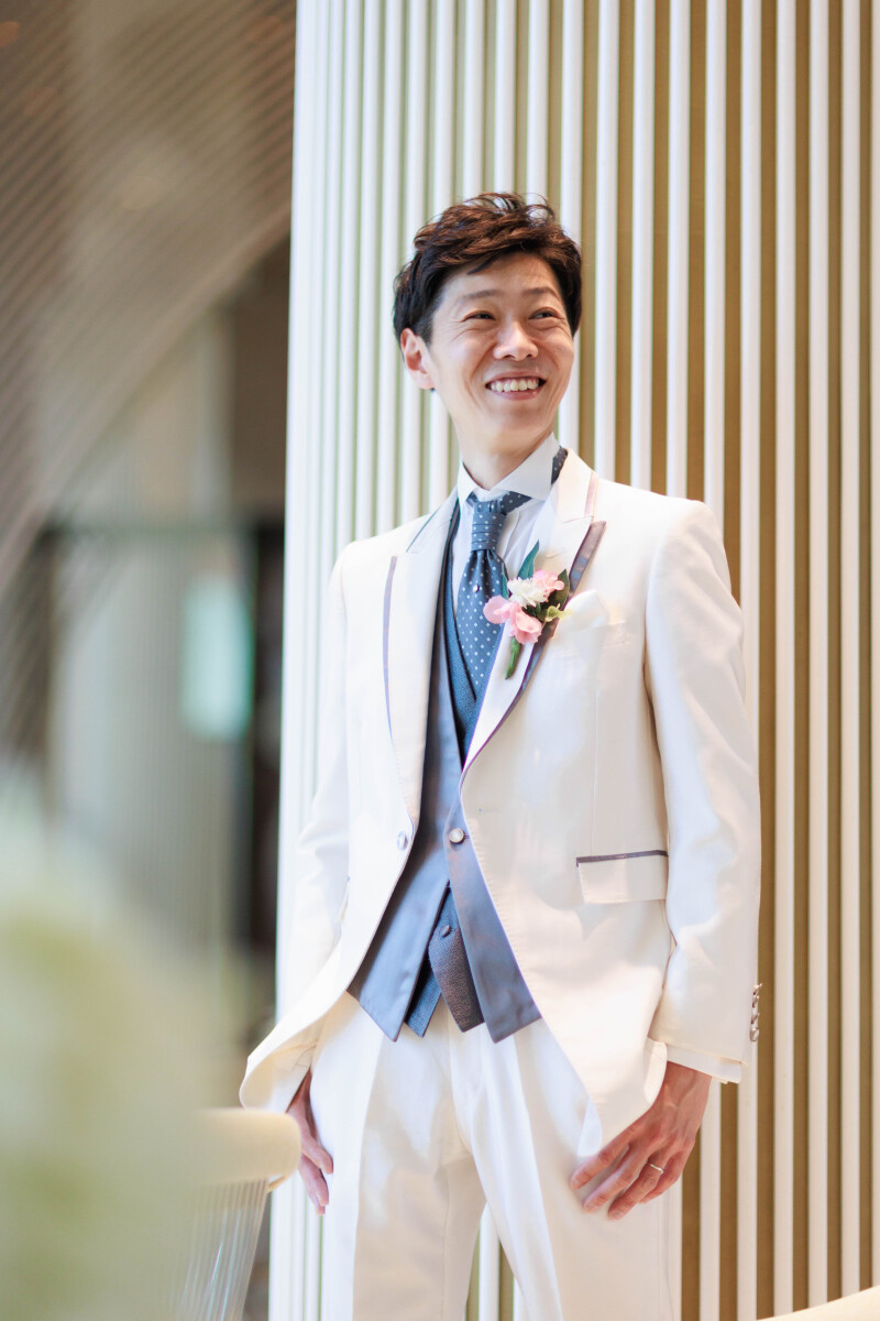 ご新郎様ソロショット
