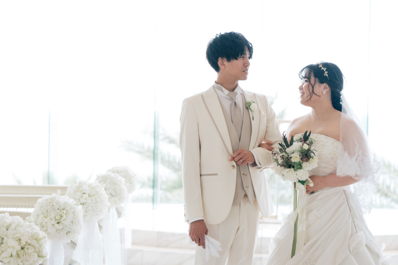 見つめ合うおふたりの優しい眼差し☆