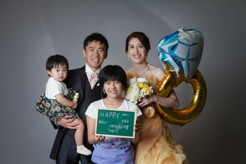 最後は家族写真も