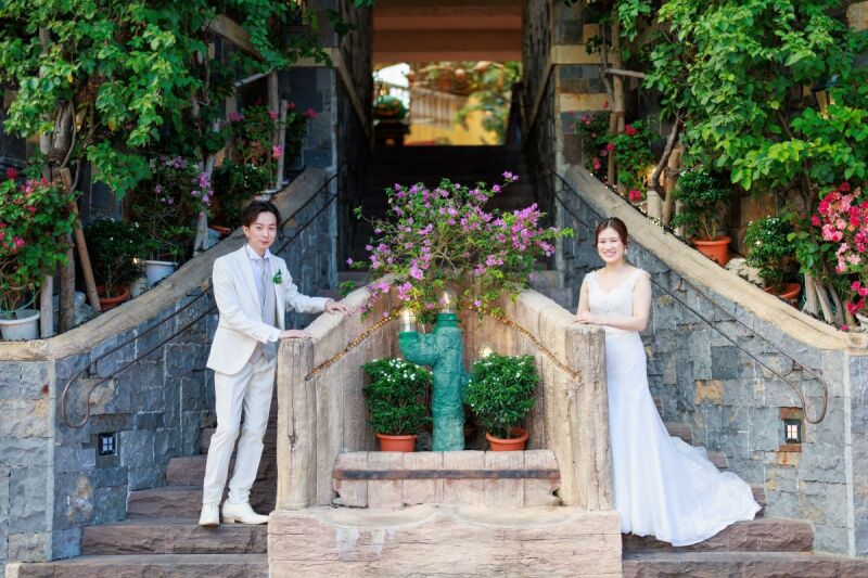 南国の風を感じながら、永遠に忘れない素敵な一日に