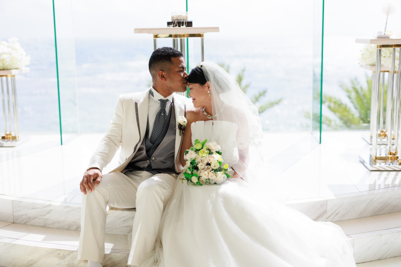 お座りショット♪