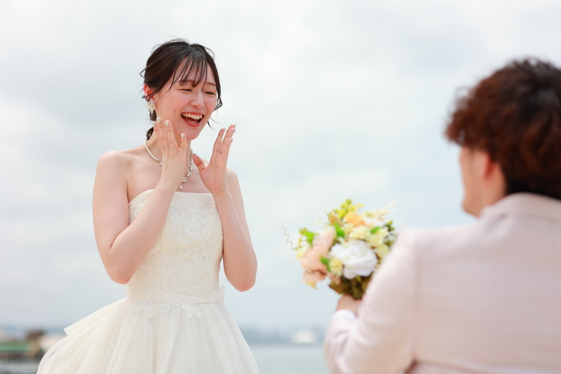 可愛らしい表情で