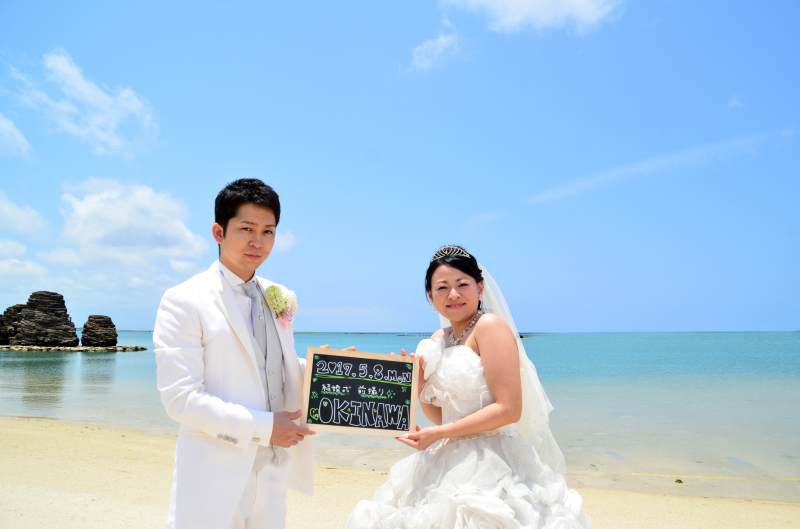 手作りボードと一緒に♡