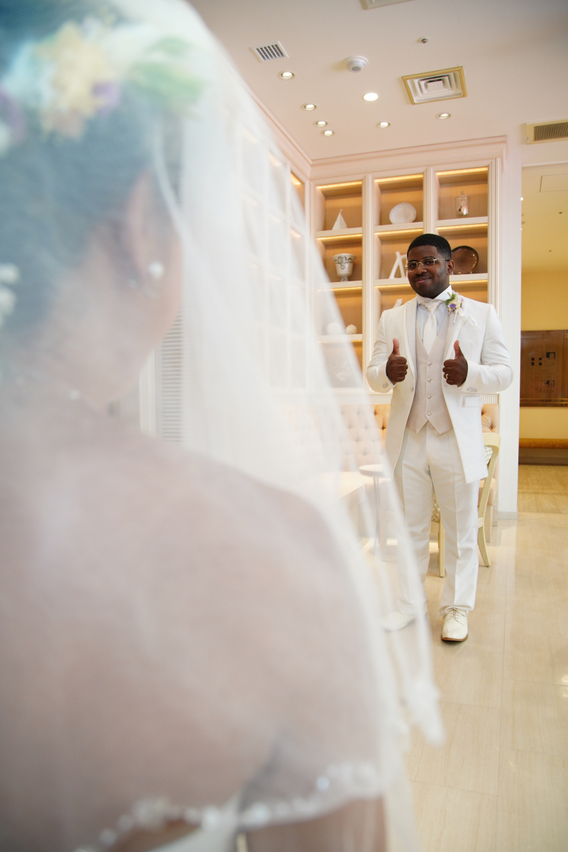 チャペルに移動して撮影