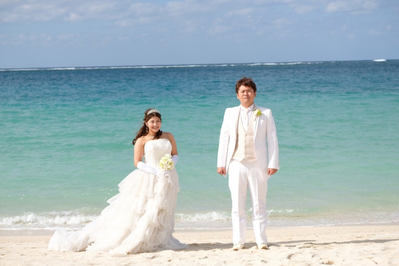 空と海と砂浜と