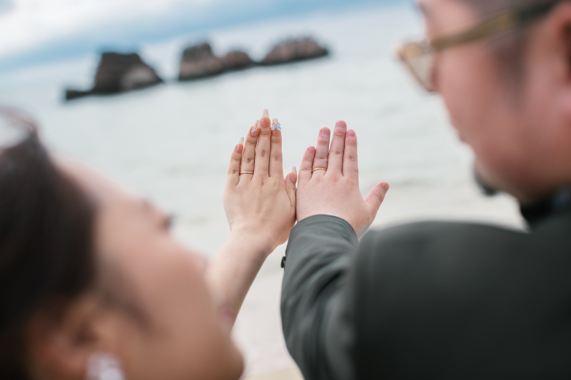 \私たち*結婚*しました!!/元気いっぱいご報告