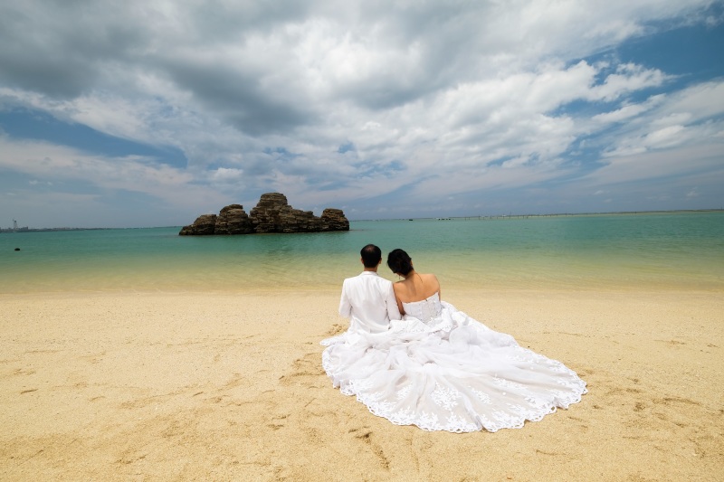 海を眺めながら