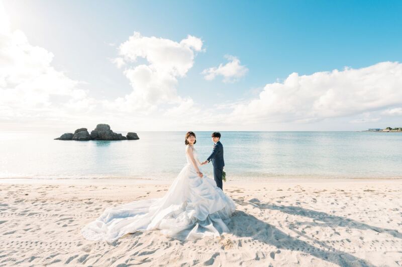 振り向きショット★長いトレーンがとても美しいです