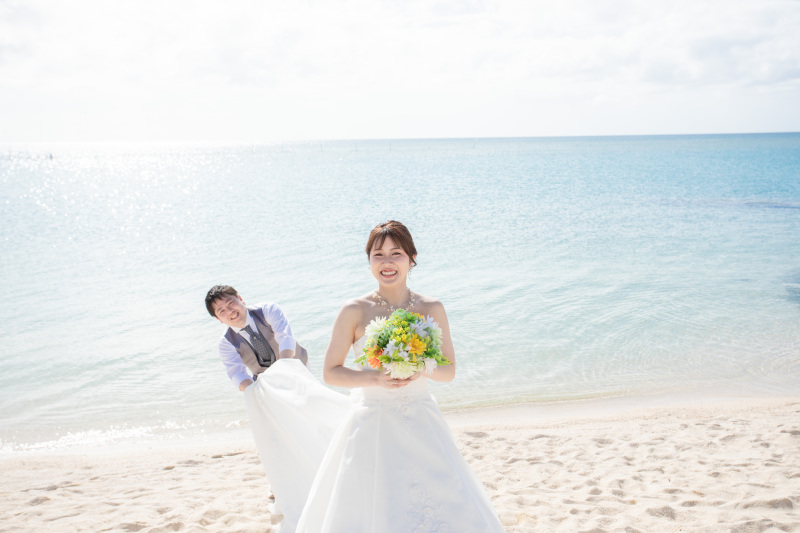 新婦様をエスコート
