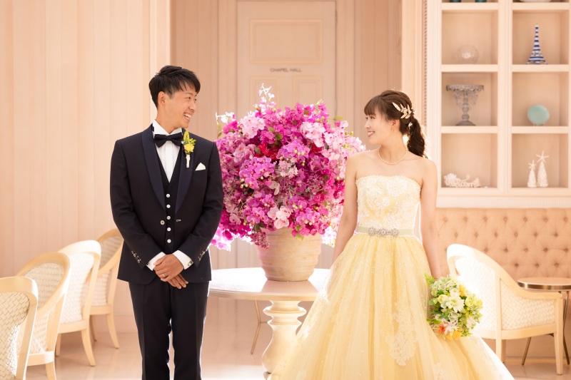 ウェディングドレス&カラードレス(チャペル&サンセット)