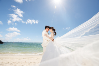 ウェディングドレス（チャペル＆ビーチ）