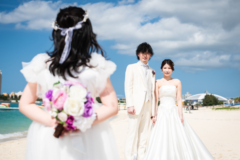 ブーケを持って、、、♡