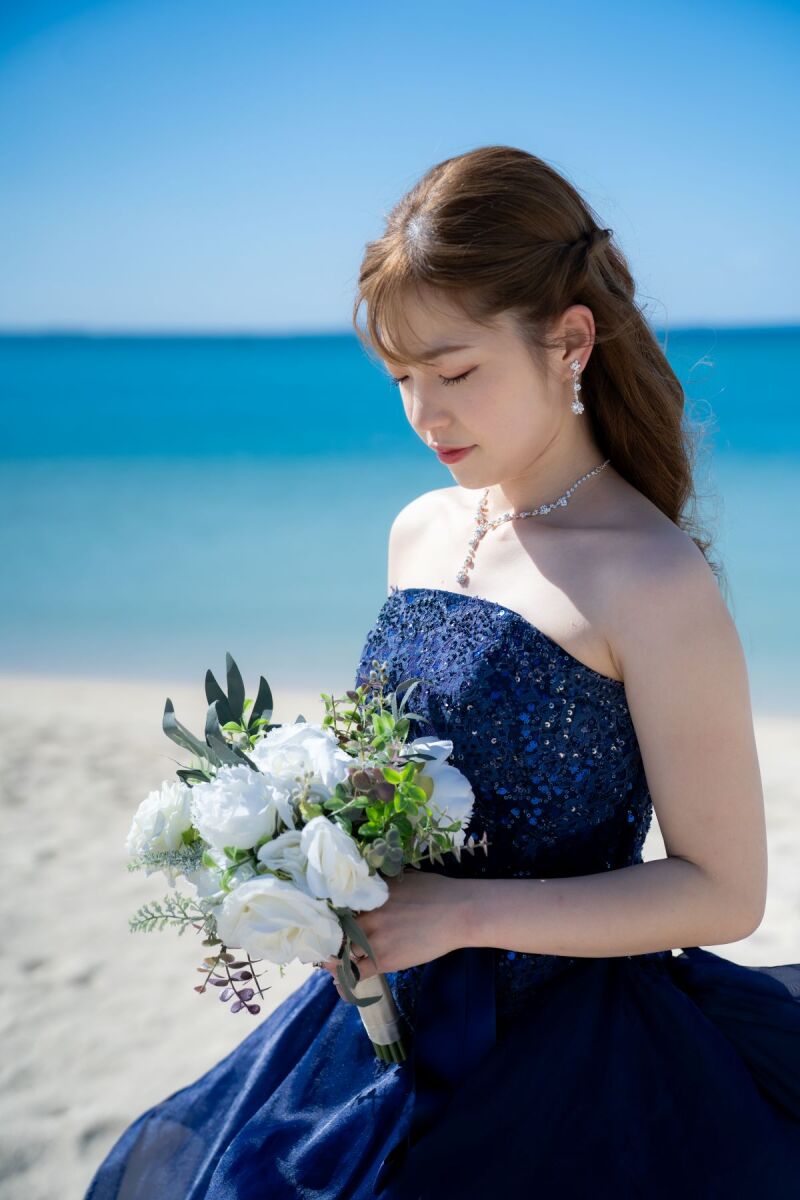 BEACH撮影★ドレス＆ヘアチェンジされました！
