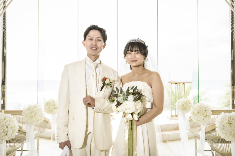 結婚式感溢れるショット