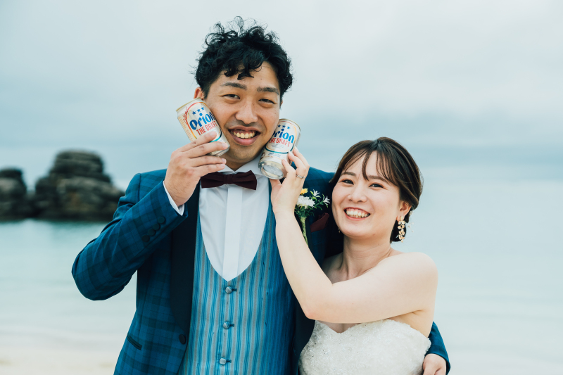 沖縄感じるオリオンビール!