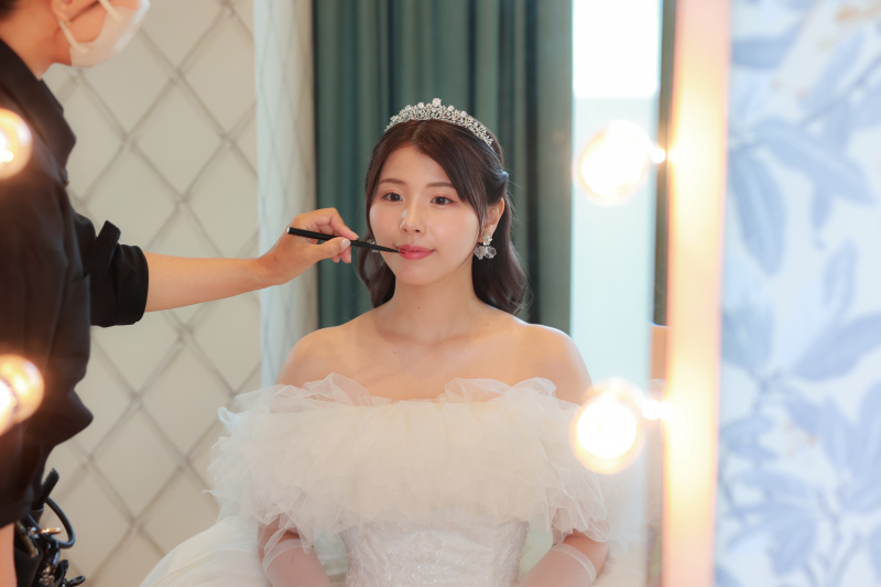 メイクシーン撮影