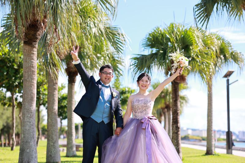 南国の風を感じながら、永遠に忘れない素敵な一日に