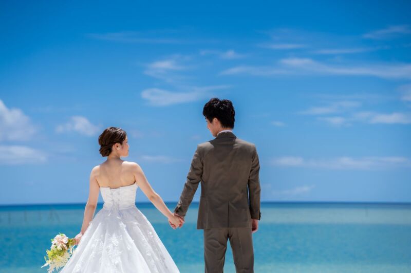 ふたりの明るいお人柄を表すような清々しい一枚☆彡