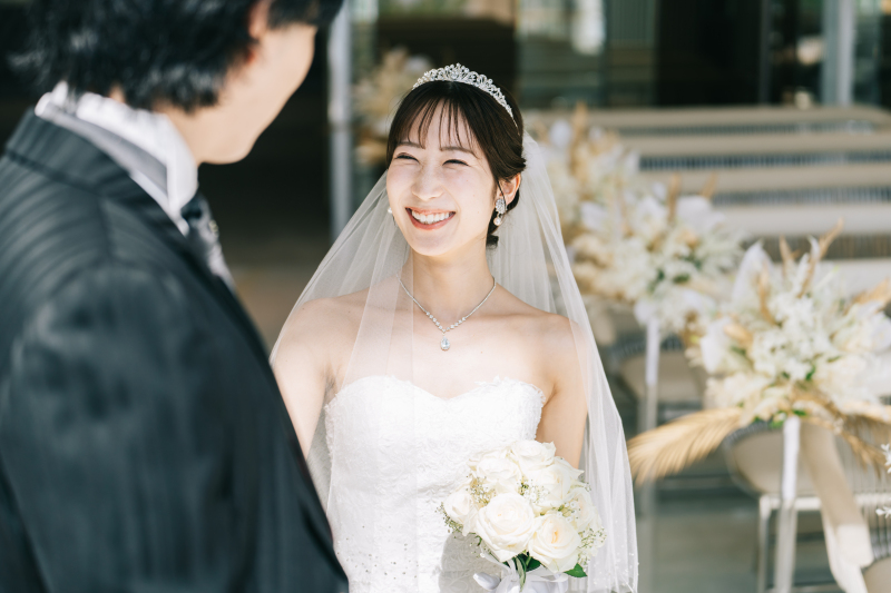 ナチュラルな笑顔がとってもステキな1コマも写真に
