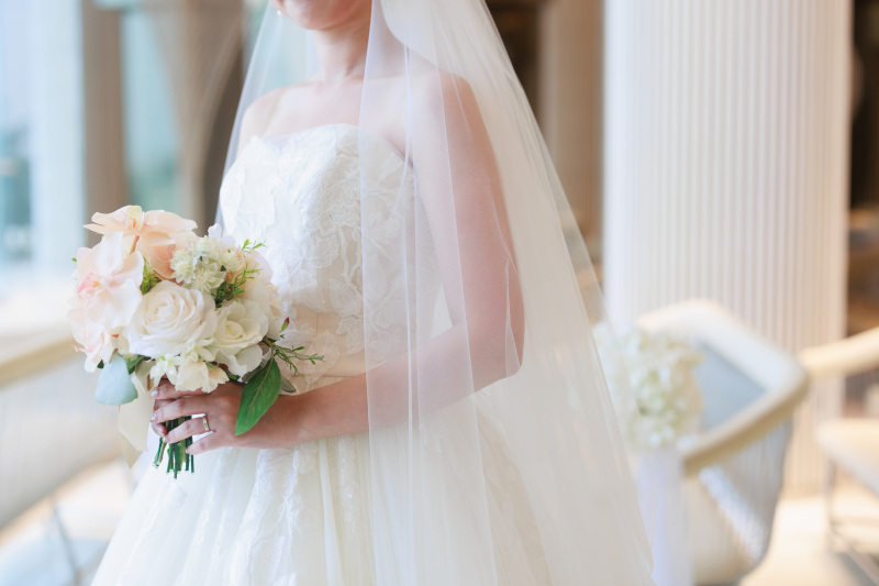 とても優しい自然光に包まれて、幸せオーラ全開です