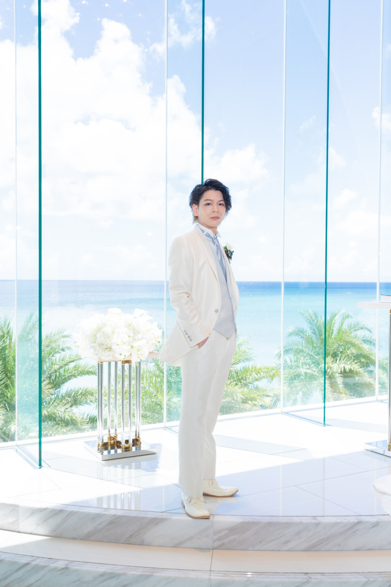 ご新郎様ソロショット