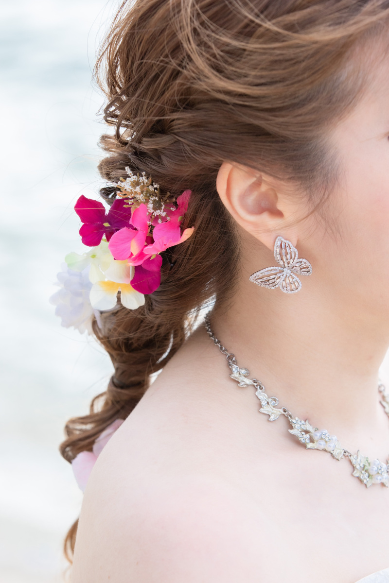 ヘアスタイルも♪