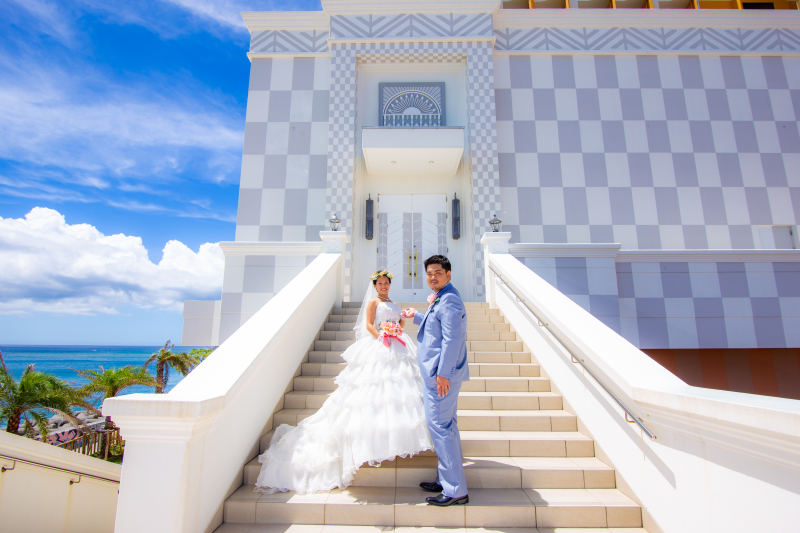 大階段でのお撮影