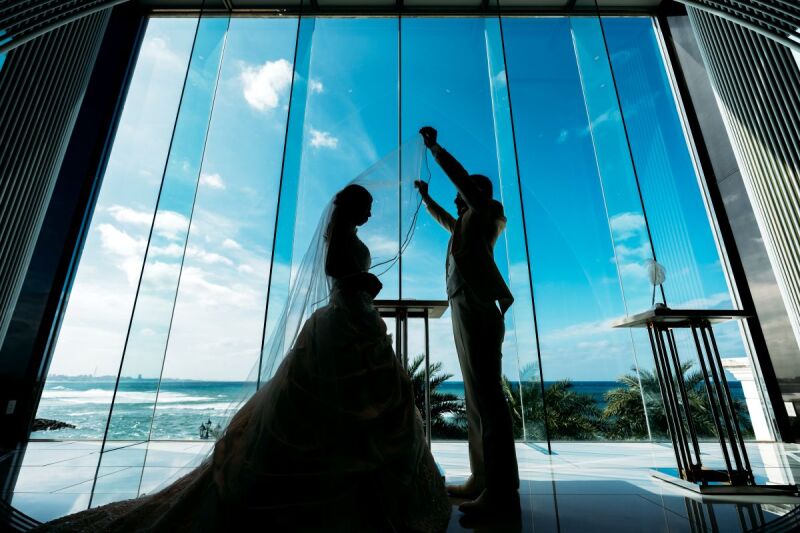 フォトジェニックな美しいベールアップの瞬間を★