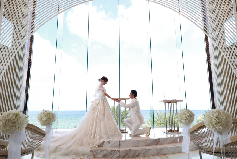 祭壇でのプロポーズ