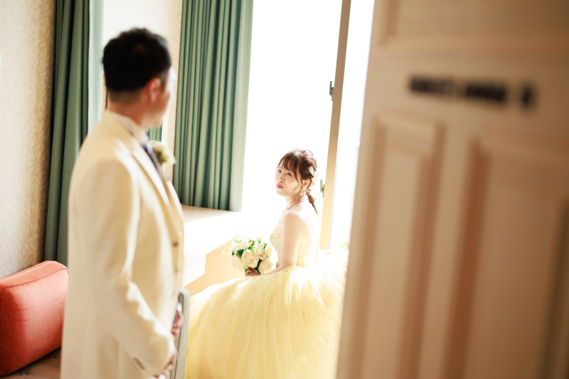 お支度部屋で・・☆