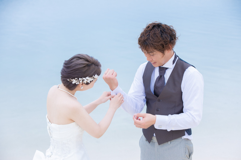 新郎様のお手伝い♪