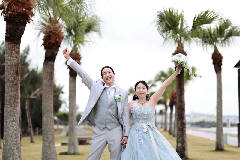 最後は元気いっぱいなポーズで♡