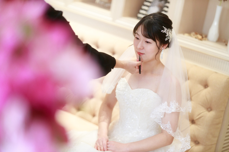 お支度ショット