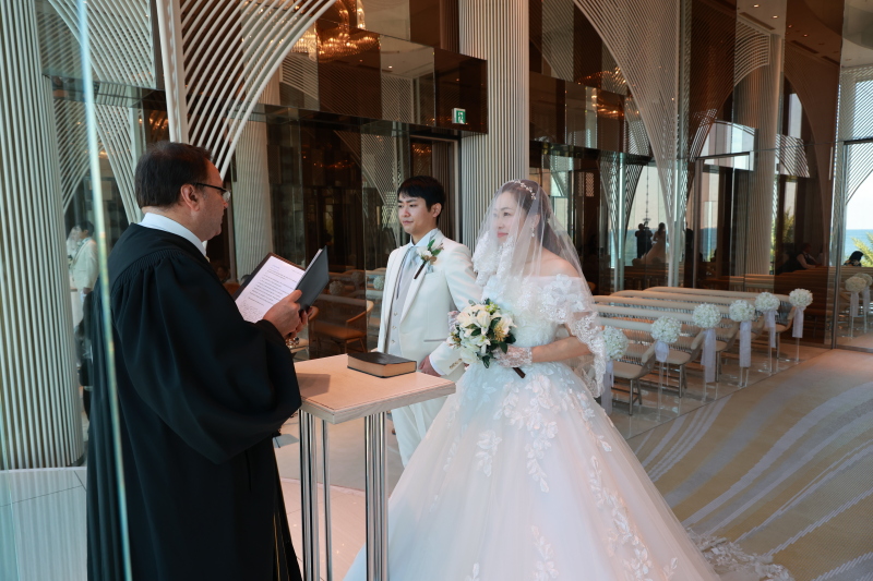 『あなたとともに歩み、愛し続けることを誓います』