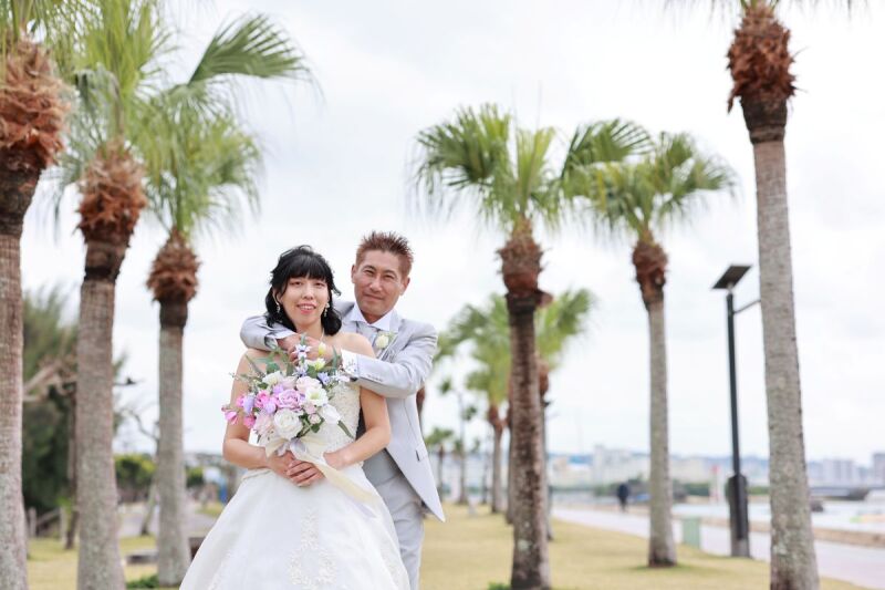 ラストショットはバックハグ★