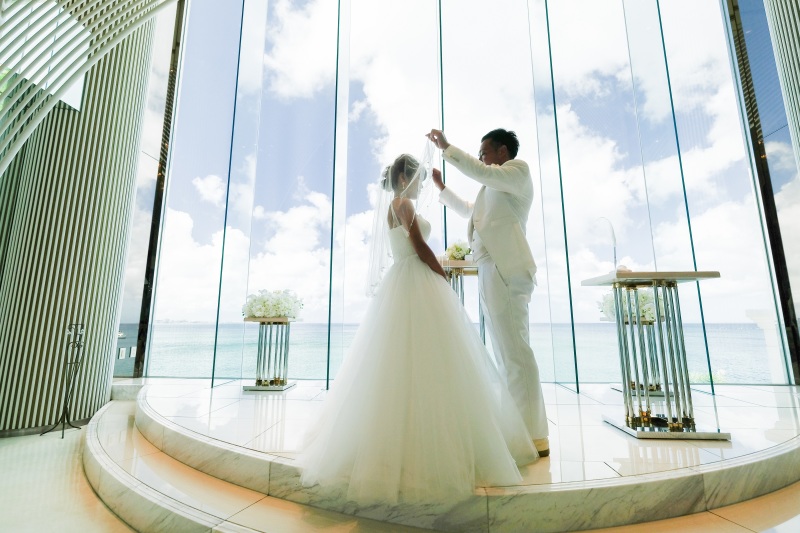 挙式をイメージしながら…