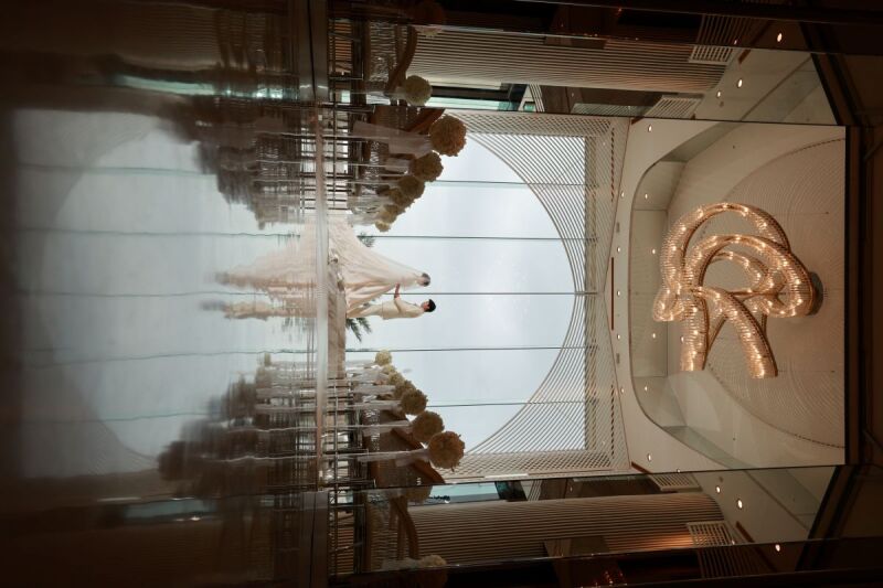 ドラマチックなチャペル全景(⋈◍>◡<◍)。✧♡