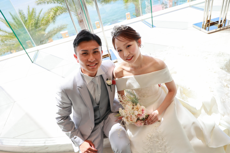 プロポーズ大成功♡とびっきりの笑顔で記念写真♡♡