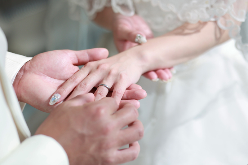 『あなたとともに歩み、愛し続けることを誓います』