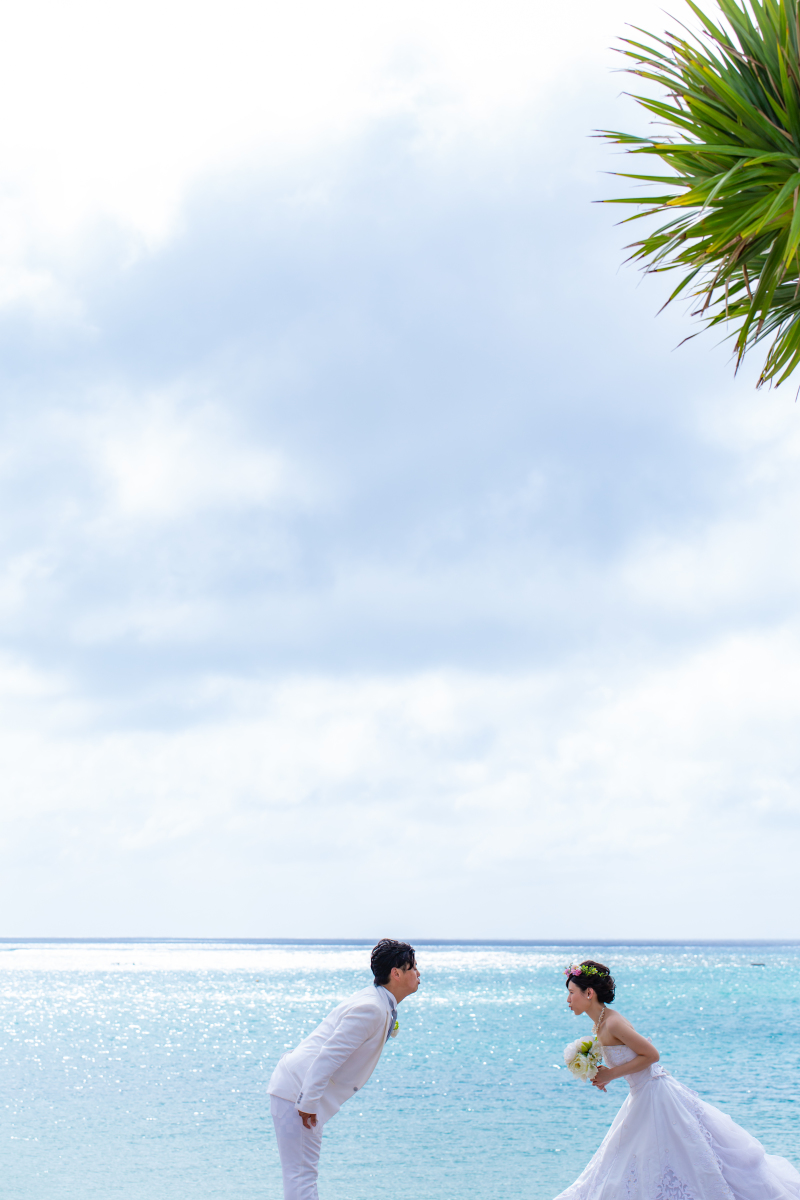 水平線上で・・・♡