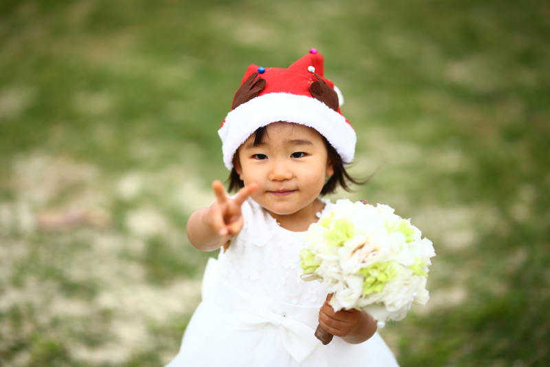 サンタクロースに変身(^^♪