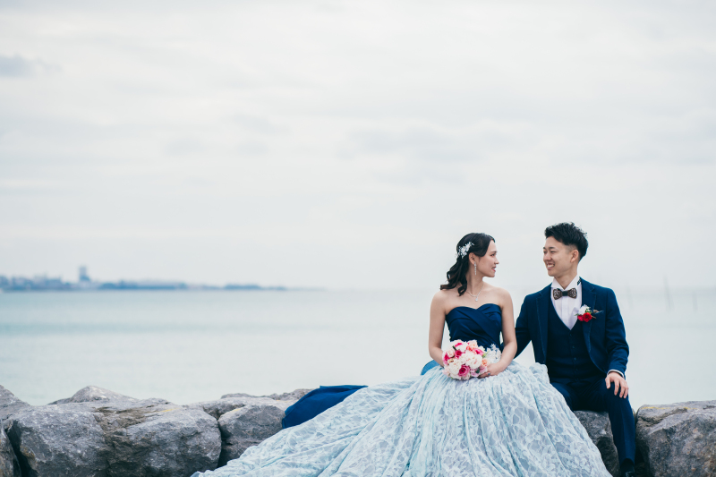 衣裳チェンジでビーチ撮影へ！