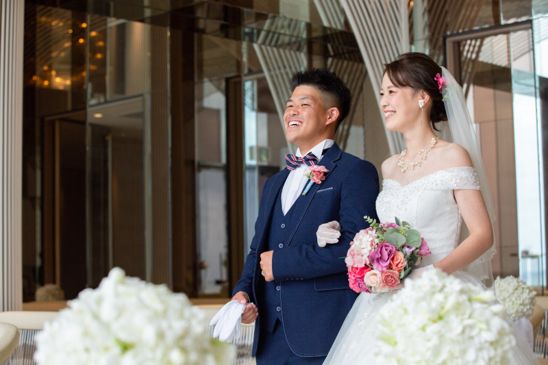 チャペル入場♪