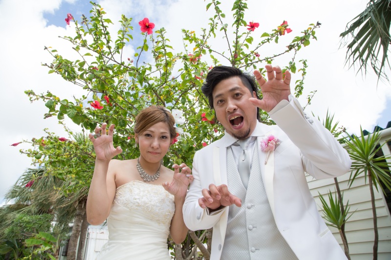 シーサーポーズ！