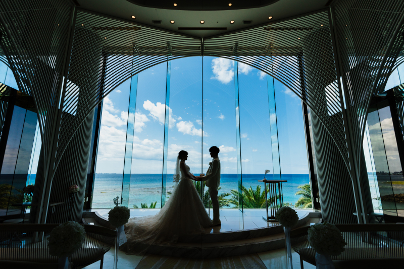 海が映える逆光