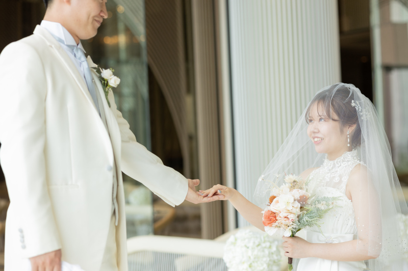 新郎様からのエスコート♪