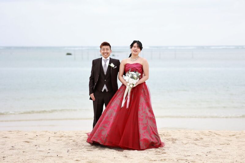 海風に包まれて歩むふたりの未来♡